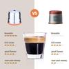 i Cafilas [YI01] Reusable Coffee Capsule Refillable Pods Cafe Cup Dripper Stainless Steel Crema Maker for Illy Machine Illy X7.1,Y3.2,Y5