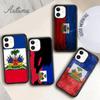 Чехол для телефона с флагом Гаити для iPhone 11 12 13 14 Pro Max mini X XR XS SE 2020 5s 6S 7 8 Plus Samsung Galaxy S21 S22