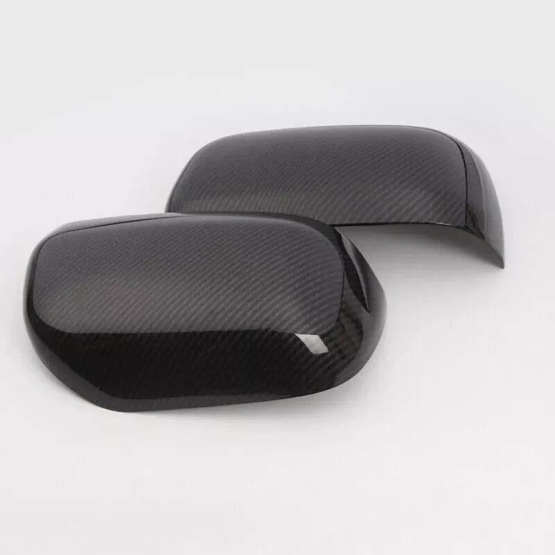 Для Mitsubishi Pajero Montero 2009-2021 Автомобильная наклейка Крышка зеркала заднего вида Бокового зеркала Колпачок крыла Внешняя отделка корпуса заднего вида двери Углеродная отделка