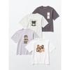 Uniqlo Япония Мончичи У Расслабленный крой
