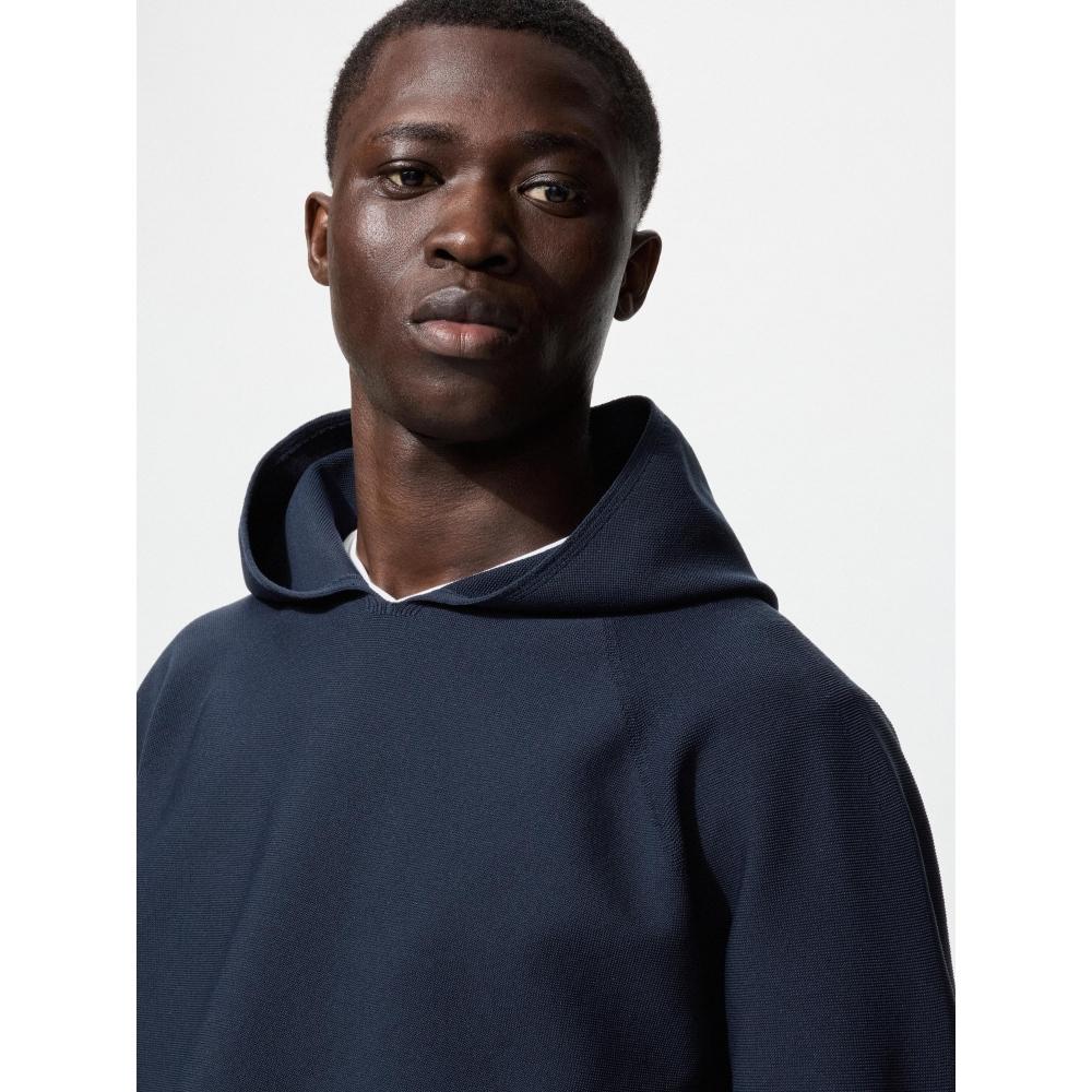 Uniqlo Japan Washable 3d Knit Hoodie