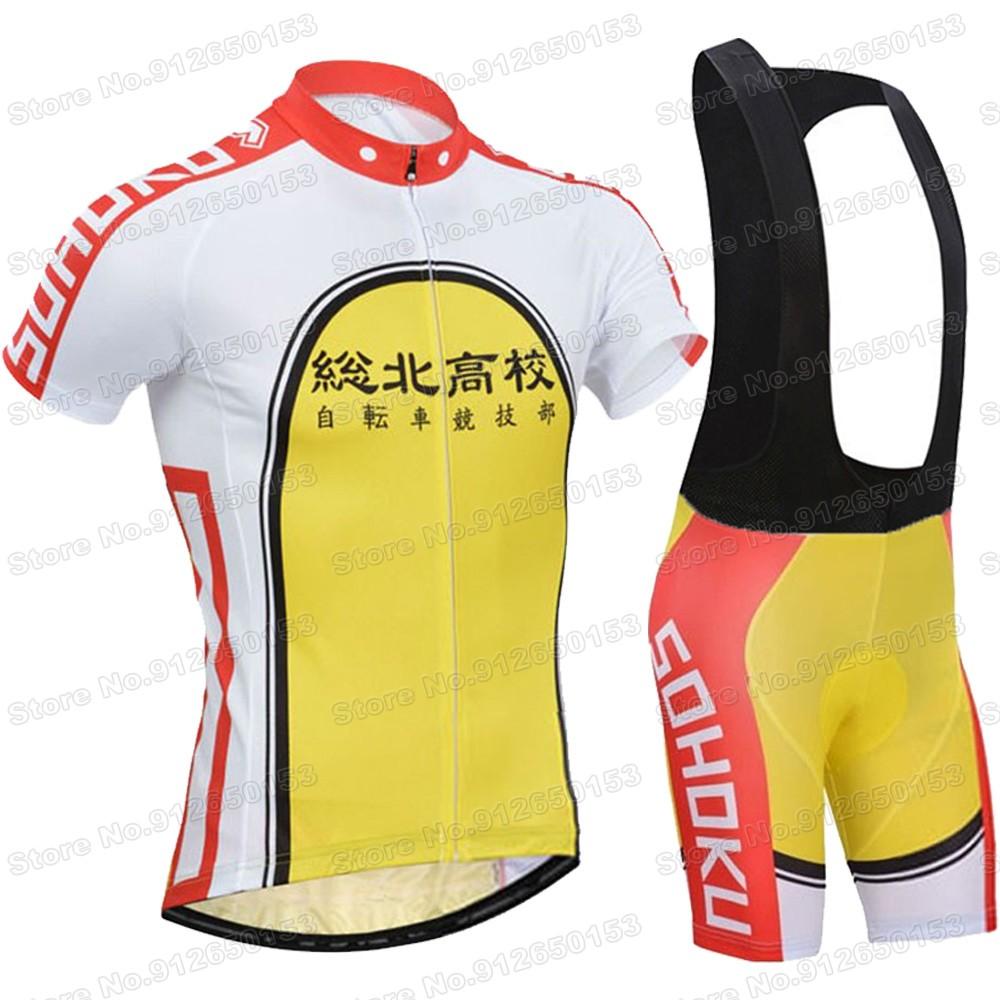 Yowamushi Pedal Велосипедный Комплект Джерси Японский Мультфильм Аниме Велосипедная Одежда Дорожный Велосипед Футболки Костюм MTB Ropa Ciclismo Maillot