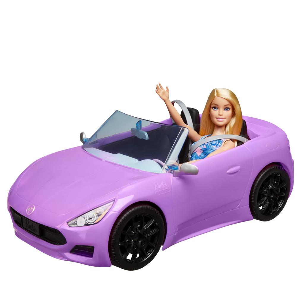 Barbie Cute Purple Car 3 and HBY29 [Doll Included] [Ages Up]
