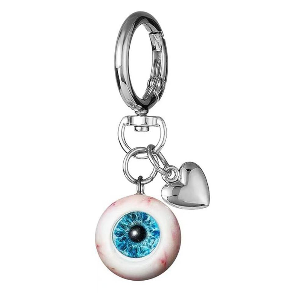 Eyeball Charms Gothic Eye Keychain Resin Material Eye Keychain Halloween Eyes Keychain  Cool Decor