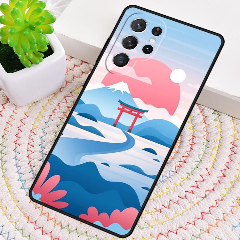 Силиконовый чехол для телефона с изображением горы Фудзи для Samsung Galaxy note 10 pro S26 S25 S24 S23 S22 S21 Plus S25Ultra Чехол