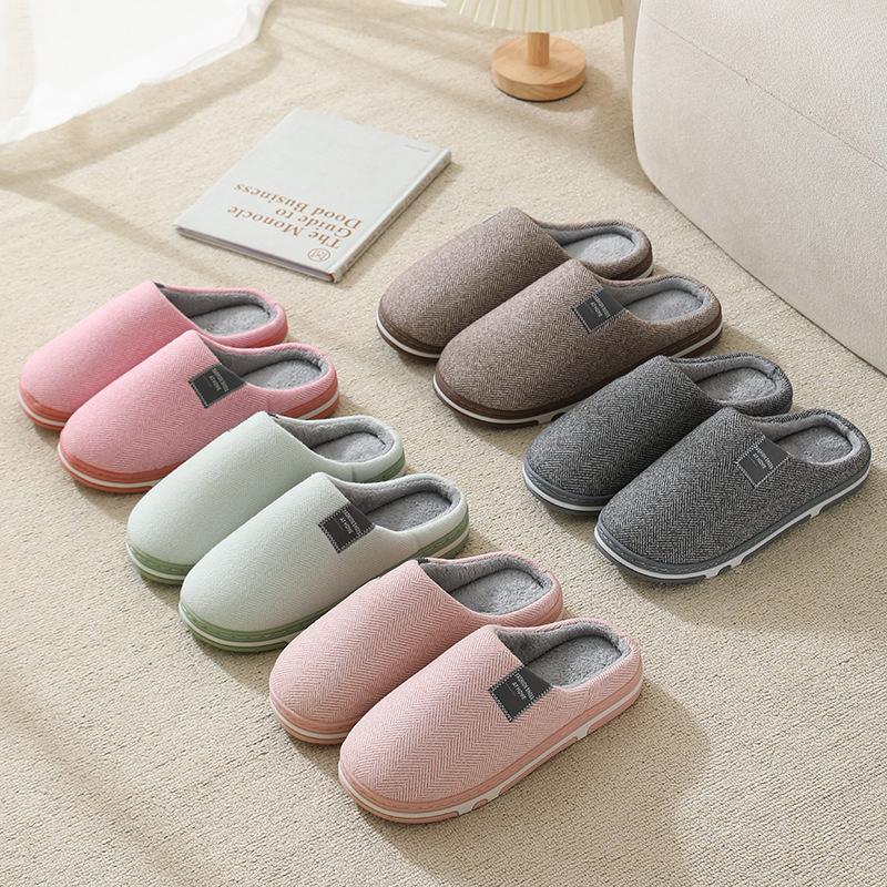 Мужские и женские мягкие плюшевые уютные домашние тапочки легкие дышащие нескользящие тапочки домашние тапочки осень и зима