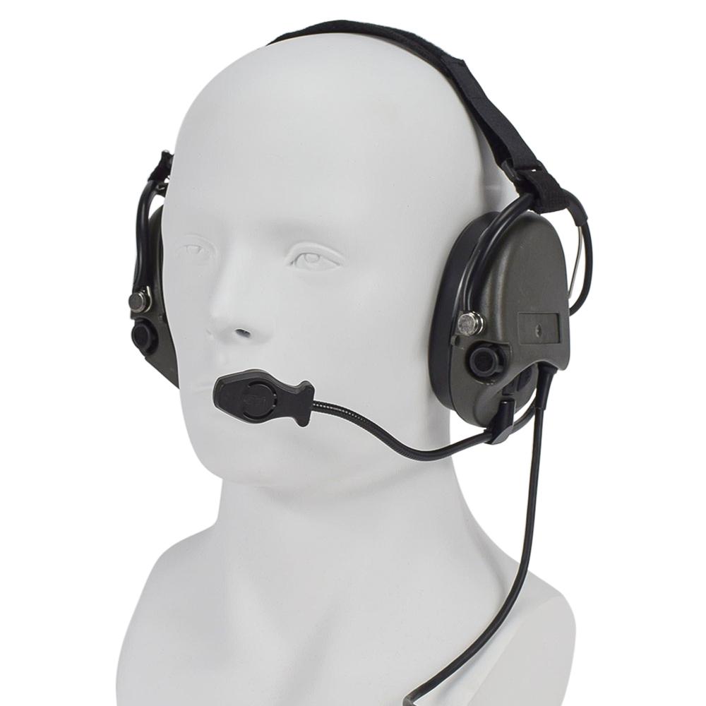 SINAIRSOFT Тактические наушники TCI Liberator II с шейным ремешком для охоты, военных игр, страйкбола, тактические наушники Comtac с шумоподавлением