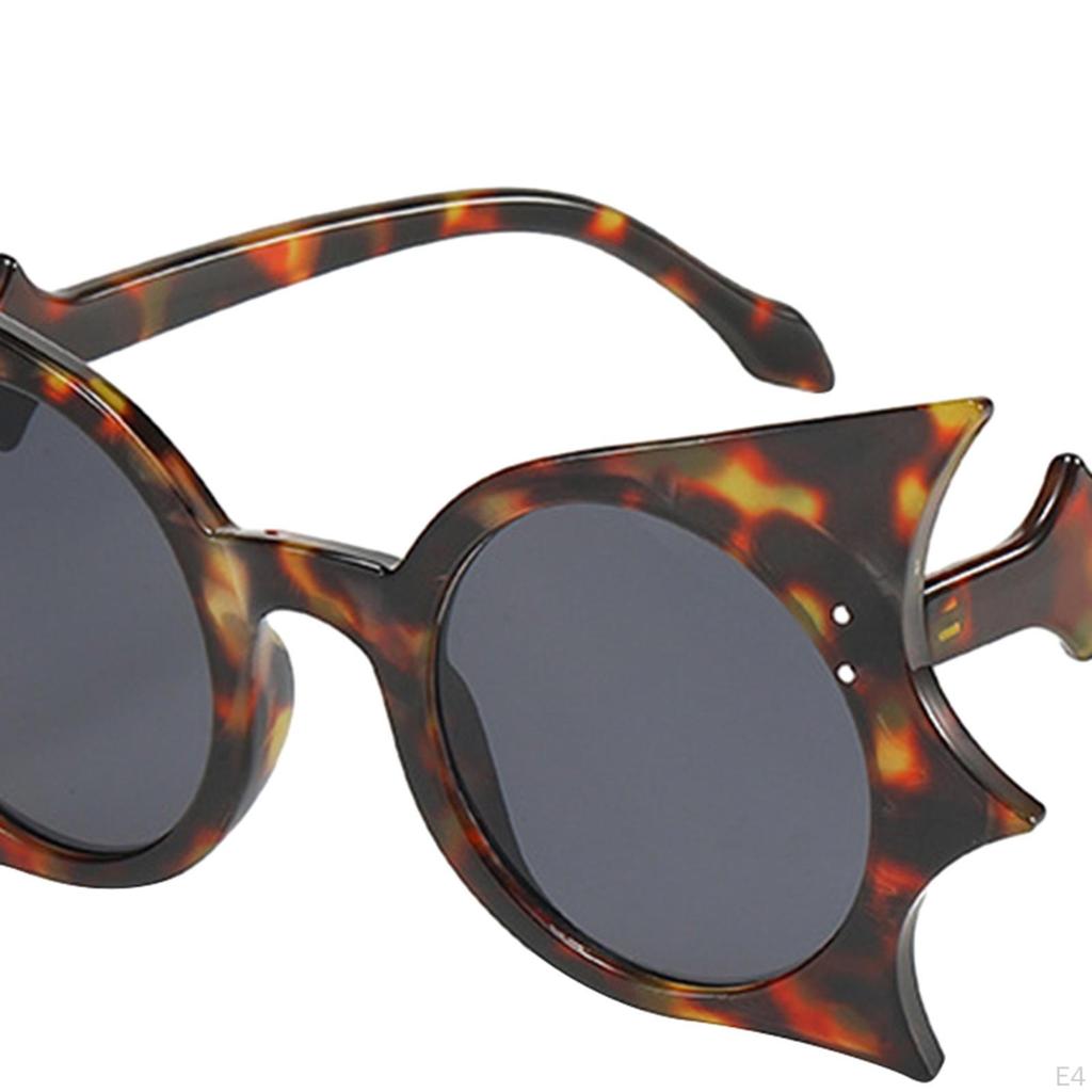 Bat Shape Sunglasses Eyeglasses Lightweight Costume Accessories Irregular Sun Glasses Eyewear for