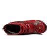 Fashion Handmade Ankle Boots for Women Genuine Leather Ankle Shoes Vintage Floral Women Shoes Round Toes Wedges Boots