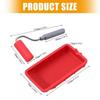 Soft Silicone Painting Decorating Kit Mini Size Silicone Glue Roller  Glue Up Projects