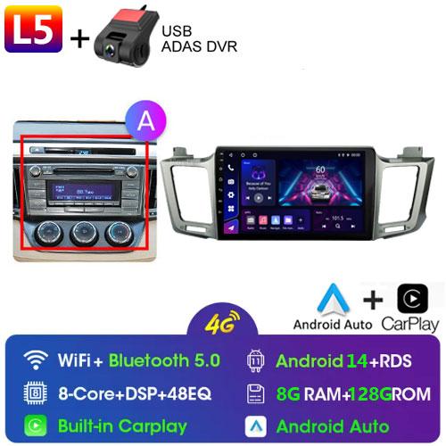 Для Toyota RAV4 Rav 4 XA40 2012 - 2018 Android Car Radio Multimidia Video Player Navigation GPS Carplay Touch Screen Auto Stereo