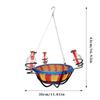 Small Hummingbird Feeder Leak-Proof Water Bowl Wild Bird Feeders With 3 Feeding Ports For Pets Garden Patio Yard Lawn Wildlife
