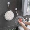 Hanging Chenille Hand Ball Absorbent Quick Drying Thickened Hand Towel Kitchen Bathroom for Adults and Babies Universal Hand Ball