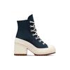 Converse Chuck 70 De Luxe Heel High Obsidian Women Sneakers Blue White Black A07565C