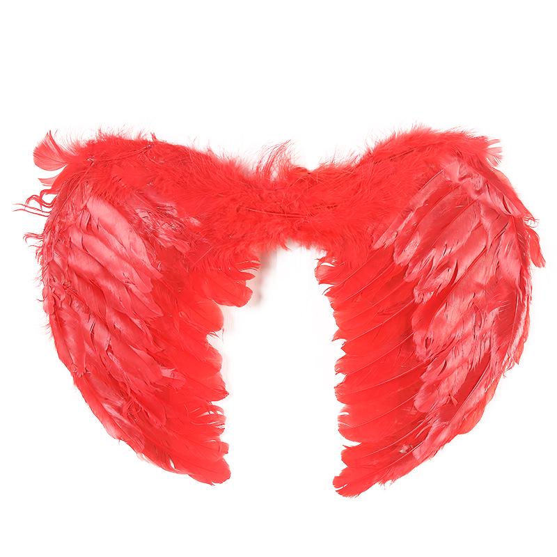 Performance Photography Natural Soft Angel Wings Feather Costume Prop for Halloween