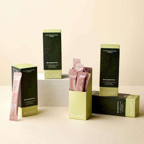 PLANT Овощной веганский коллаген витамин D (Тип желе) 15 пакетов (15-дневный запас)