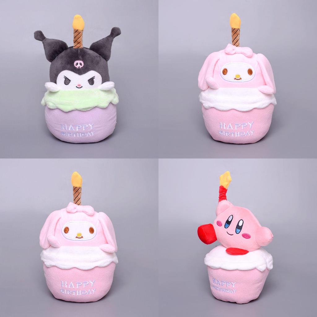 День Рождения Sanrio Торт Плюшевая Игрушка Куроми Для Декора Спальни Мягкая И Очаровательная