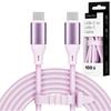 USB C - USB C Cable 100 W 1 m Silicone Pink Kruger&Matz Basic