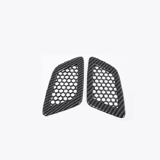 For Honda CRV CR-V 2024 Car Dashboard Air Vent Cover Trim Carbon fiber 2pcs