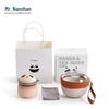 Наньшань Мистер. Портативный дорожный чайный набор для улицы с пиалами-экспресс с пандой