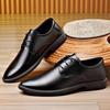 Business Dress Leather Shoes Men's Shoes Single Shoes Casual Leather Shoes Suit Shoes Men