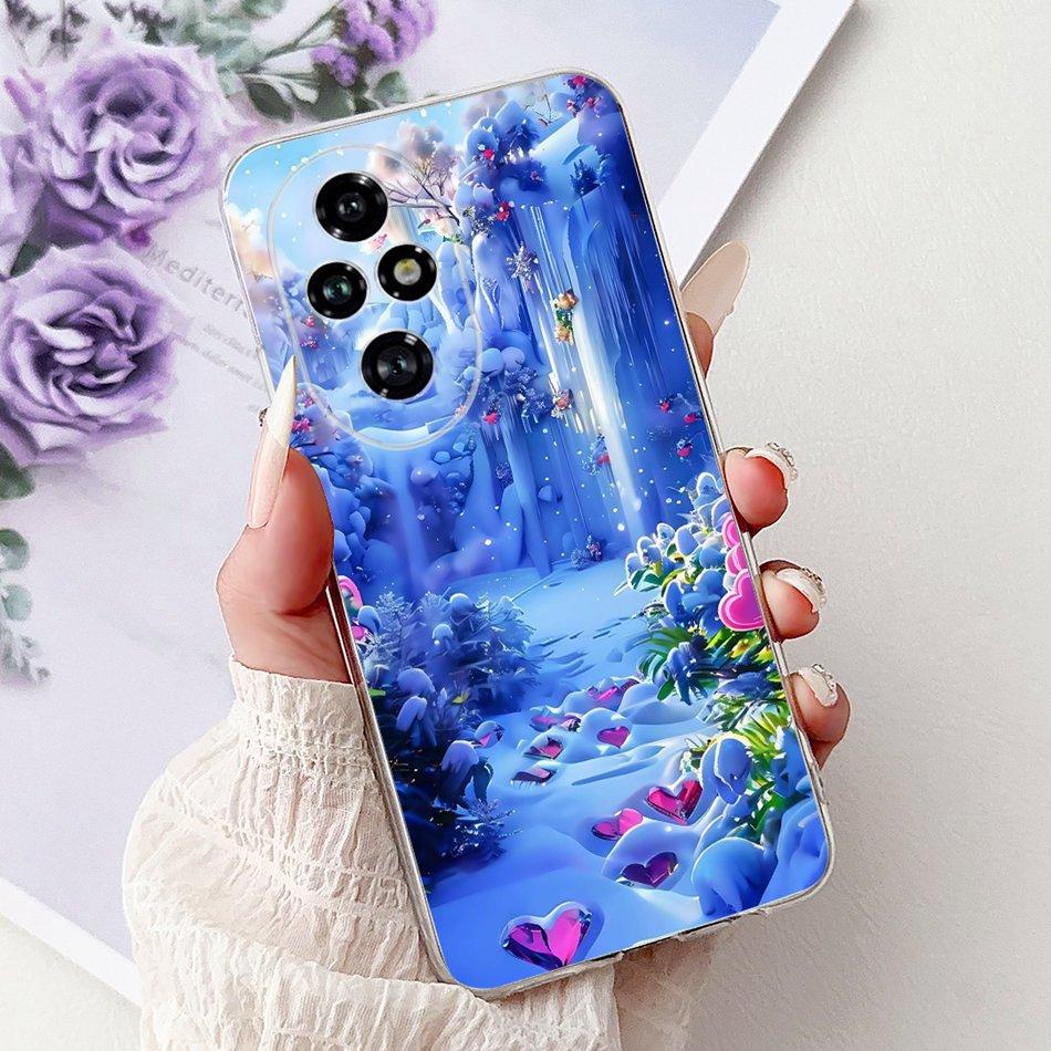 For Honor 200 Pro Honor200 Elegant Floral Butterfly Phone Case For Honor 200 200Pro Soft Silicone TPU Cases