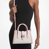 New MICHAEL KORS Gabby Polyester Handbag, Shoulder Bag, Crossbody Bag Small Women's Gray & Pink 35S3S5GS5B-640