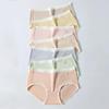 7Pcs/set New Panties Cotton Lingerie Seamless Cotton Briefs Breathable Cute Girls Intimates