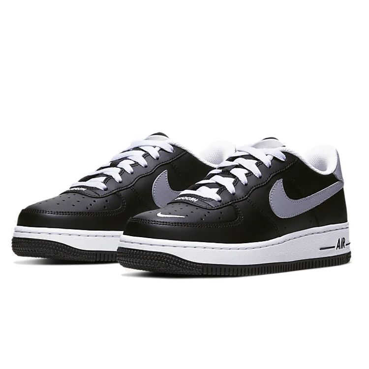 Nike Детские кроссовки Air Force 1 LV8 GS Black Wolf Grey White CT5531-001