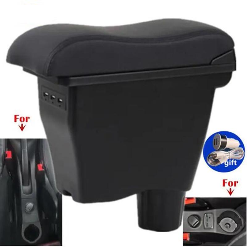 For Smart Fortwo Armrest box for Mercedes New Smart 453 Fortwo Forfour Car Armrest Storage box 2015-2018 Retrofit Car Accessorie