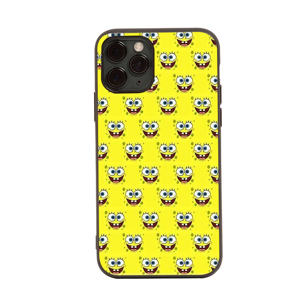 Чехол PB2 SpongeBobBlack Sofe для Xiaomi Poco X6 X4 M5 M6 F5 F6 C65 C55 C50 C51 C40 Pro Redmi 14C A3X 13C 12C 11T 10A 9C Note 7 6 8A Plus