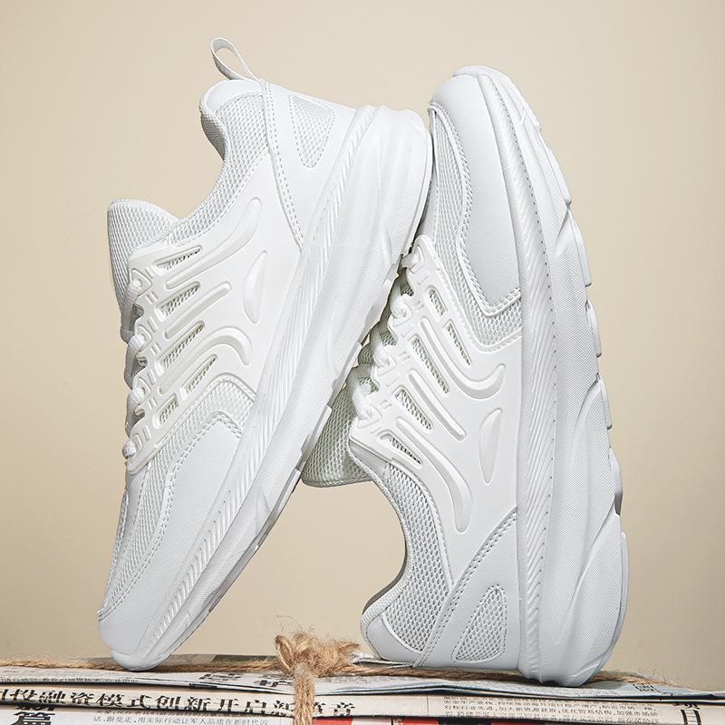 2025 большой размер 47 сетчатые повседневные туфли дышащие плетеные мужские туфли тренд легкие спортивные папины туфли женские