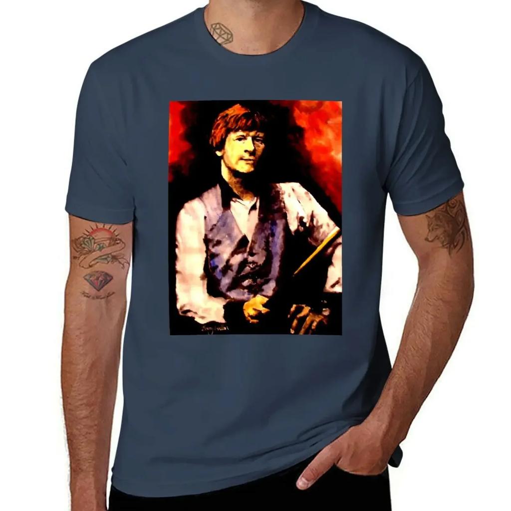 Alex Higgins Snooker Art Northern Irish Tshirt Quick Drying Plain Unisexs Tshirt