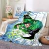 1 шт. Плед Фонарь Зеленый, Полиэфирное Волокно, Всесезонный Комфорт для Дивана, Кровати, Офиса, Автомобиля, Кемпинга, Идеальный Домашний Декор и Подарок, Офисный Комфорт