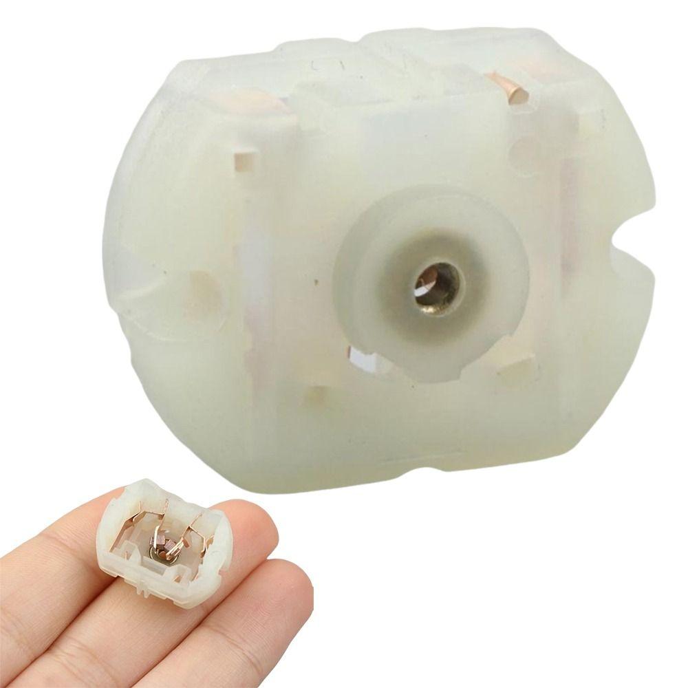 12V DC Motor Rear Cover White Central Lock Part Carbon Brush Holder Central Lock