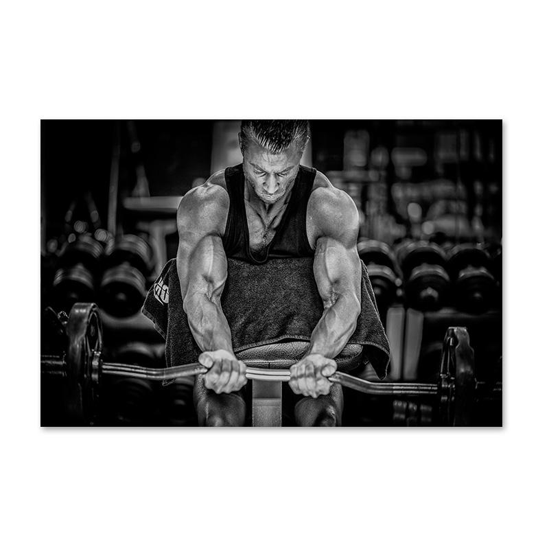 Мышцы, тяжелая атлетика, фитнес-плакаты и принты, современная вдохновляющая картина на холсте, настенные художественные картины для спортзала, офиса, домашнего декора