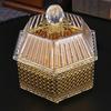 Прозрачная акриловая пластиковая коробка для конфет, коробка для хранения, чехол от пыли, закуски, поднос для сухофруктов, европейский стиль