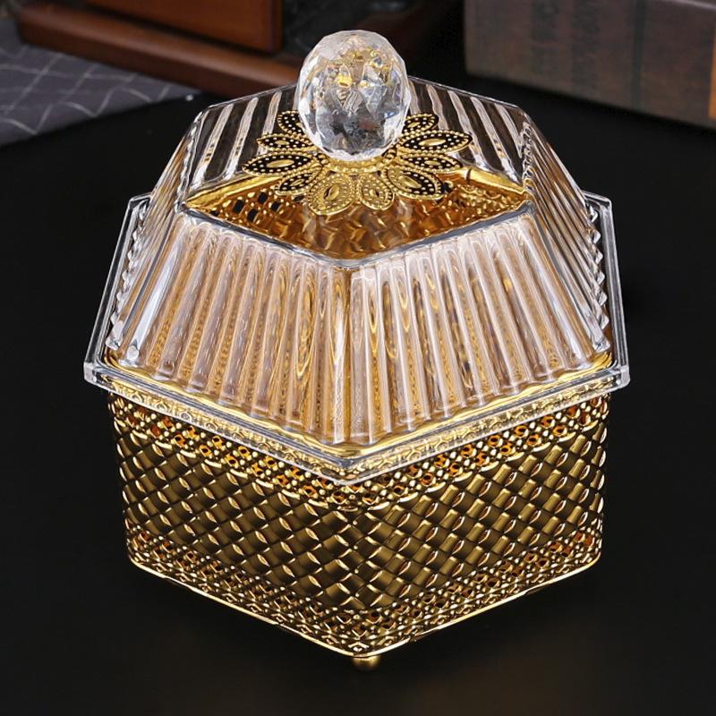 Прозрачная акриловая пластиковая коробка для конфет, коробка для хранения, чехол от пыли, закуски, поднос для сухофруктов, европейский стиль