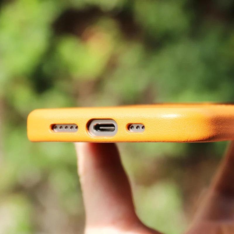 Держатель для карт MagSafe кожаный чехол для телефона iPhone 16 15Pro Max 13 14 Pro 12 карманный беспроводной зарядный сплав объектив хит цветной чехол