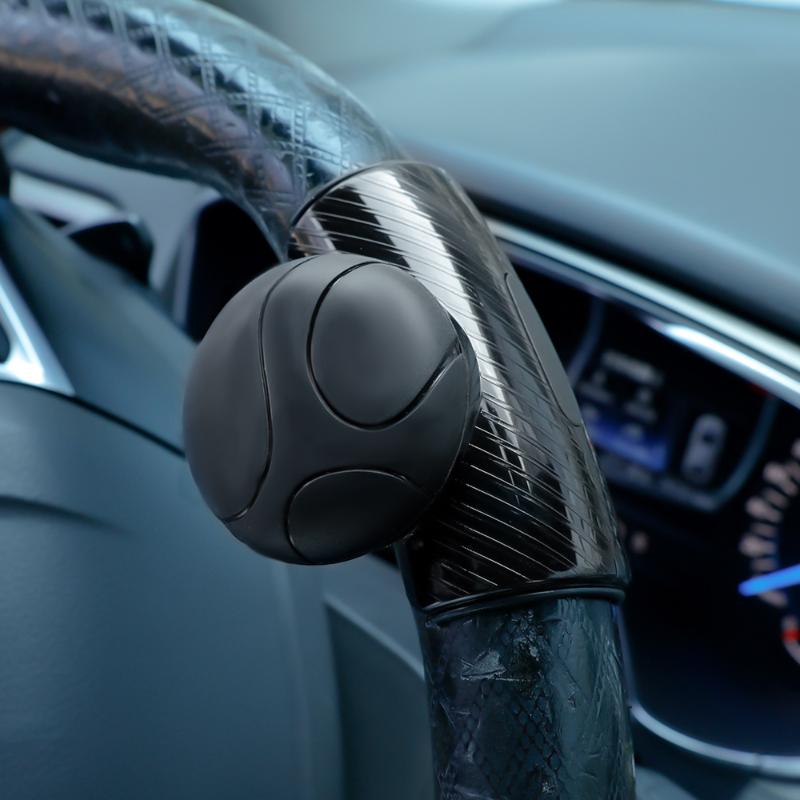 Новый автомобильный усилитель рулевого колеса Snap с вращающимся на 360 градусов металлическим подшипником, шариковый усилитель рулевого управления автомобиля