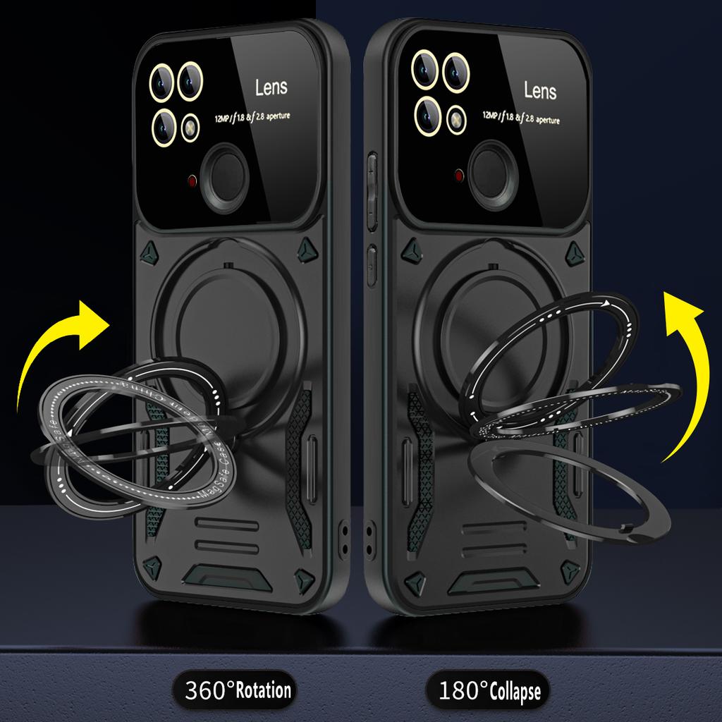 Для Xiaomi Redmi 10C Чехол Кольцо Стенд Броня Ударопрочный Чехол Для Redmi 10C 10 C Magsafe Беспроводное Зарядное Устройство Магнитный Чехол Для Redmi10C