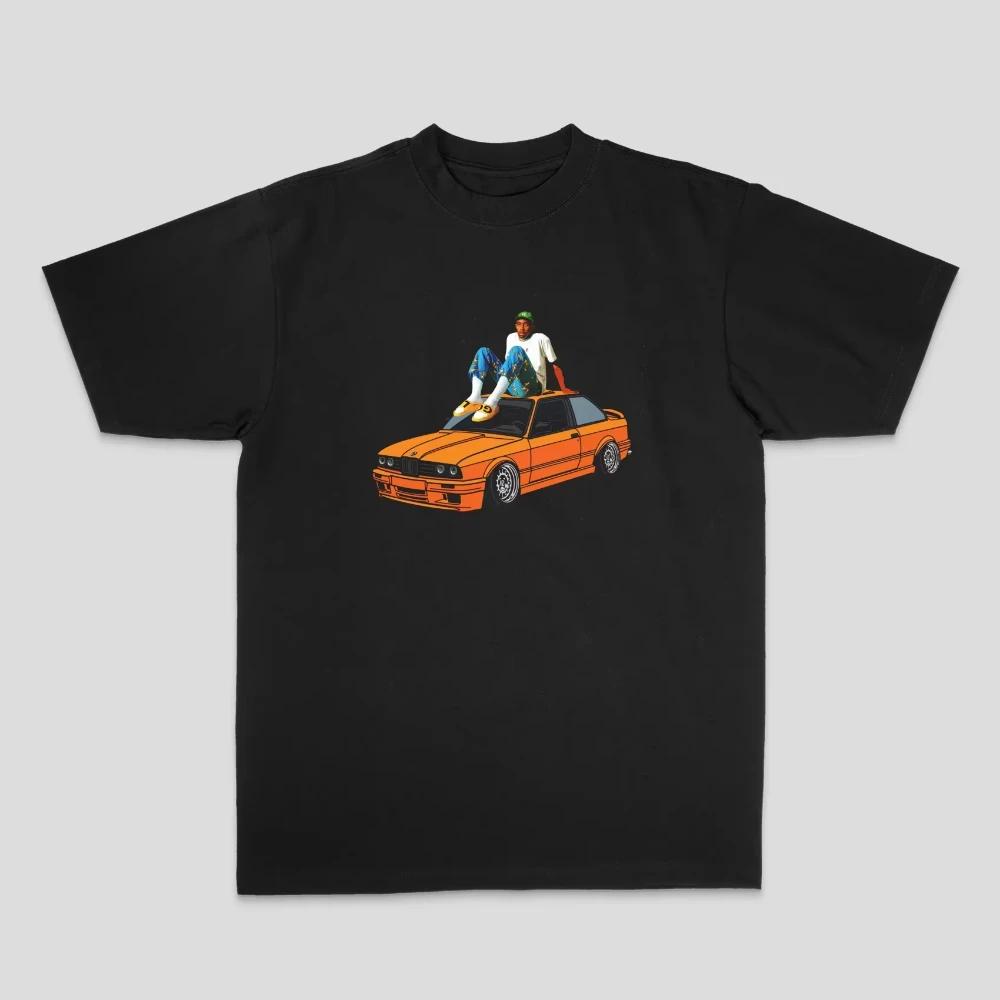 Летняя футболка Tyler The Creator для мужчин и женщин, Tyler рэп хип-хоп американский стрит принт, прямая печать, хлопок, футболка с коротким рукавом