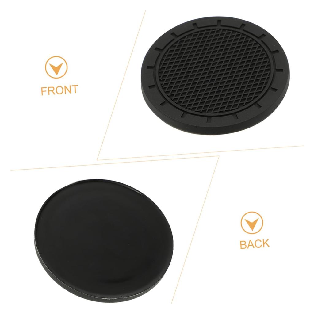 TINEASUR 10 шт. подстаканник для автомобиля подстаканник коврик для салона автомобиля принадлежности для автомобиля коврик для вашего автомобиля подстаканник для автомобиля подставка для напитков держатель для стаканов черный ПВХ