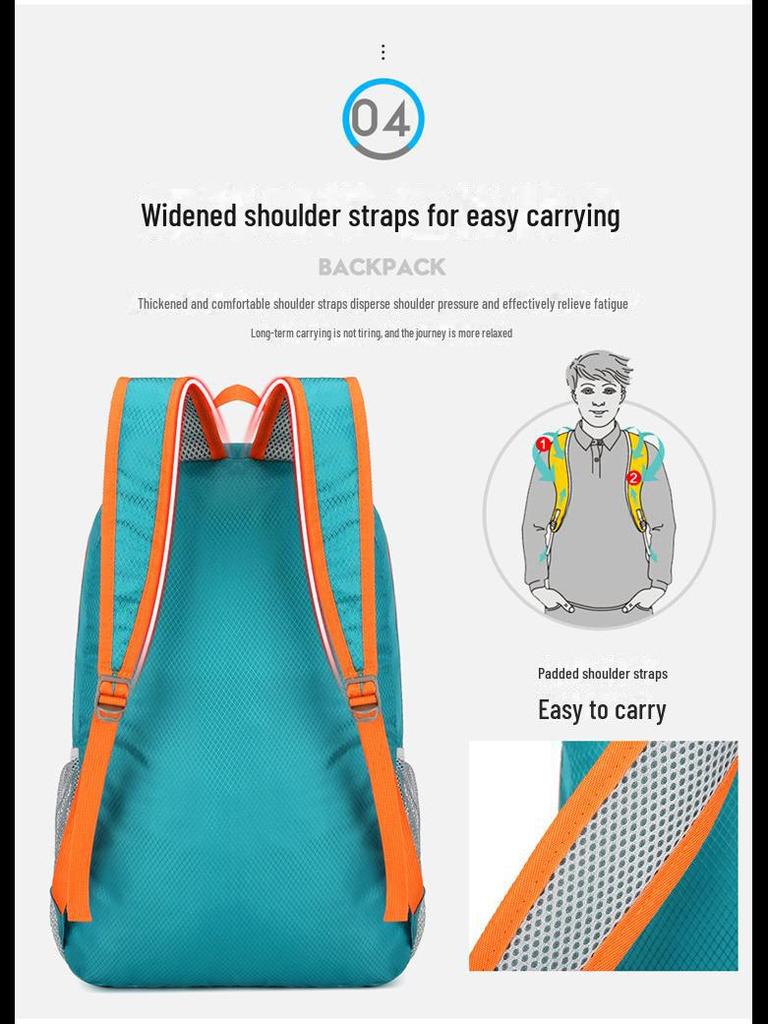 Unisex Ultra-Light Foldable Waterproof Outdoor Backpack for Hiking and Travel
