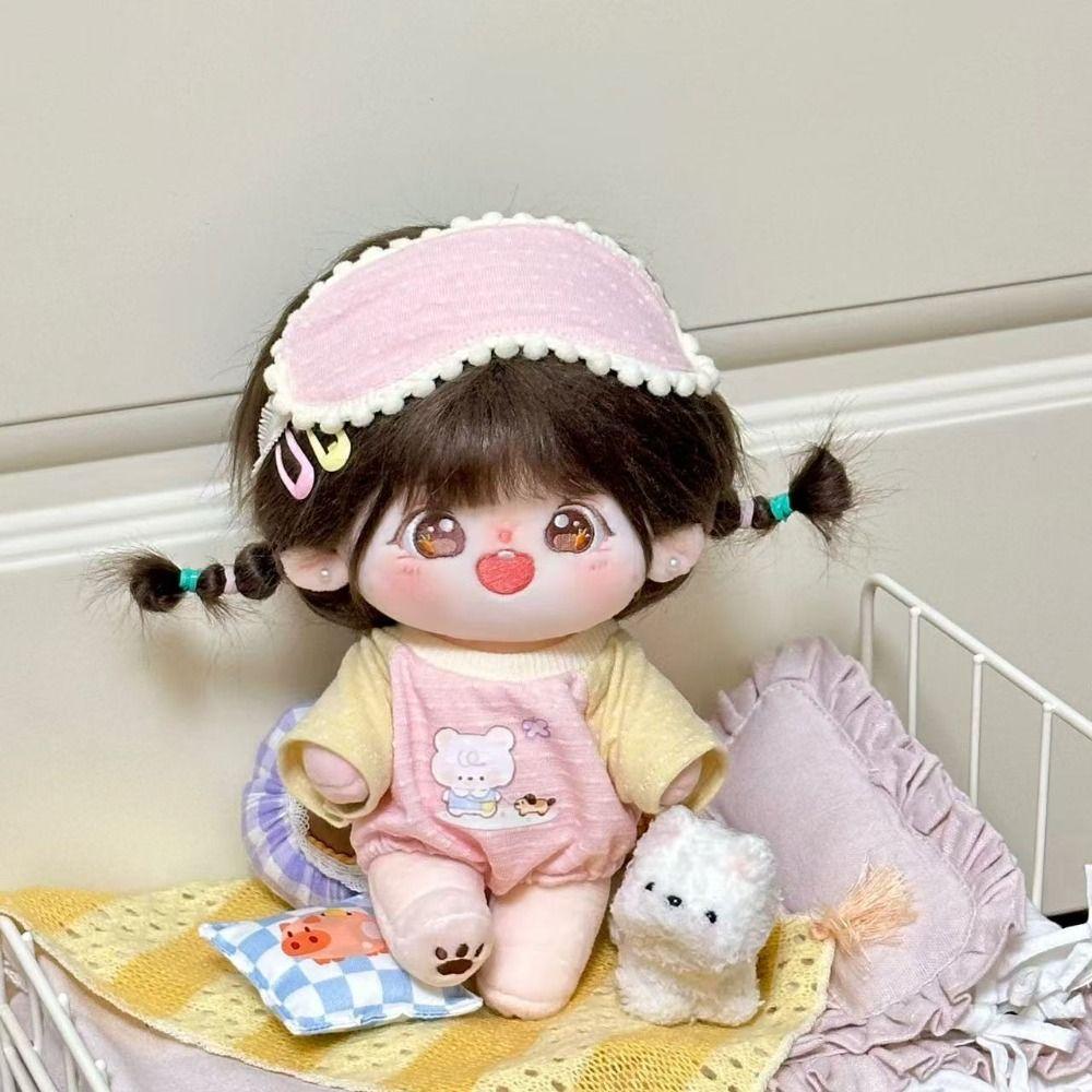 Outfit 20cm Cotton Doll Clothes Cartoon T-shirt Plush Doll Clothes  Children's Gift