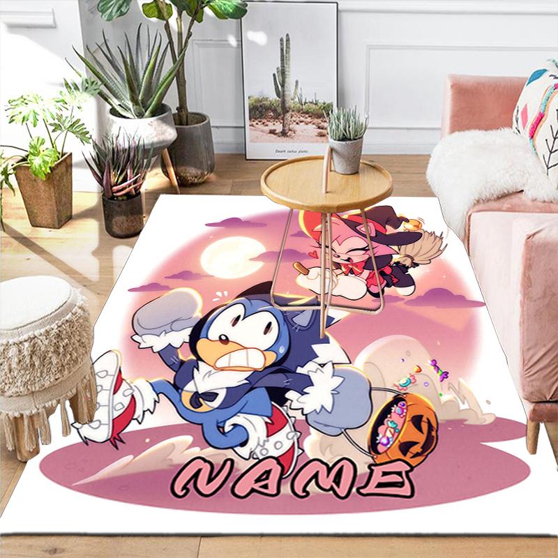 Custom 1Pc Sonic Adventure Rug Office Carpet Indoor Outdoor Entrance Doormat Nonslip Soft And Comfortable Living Room D2915333