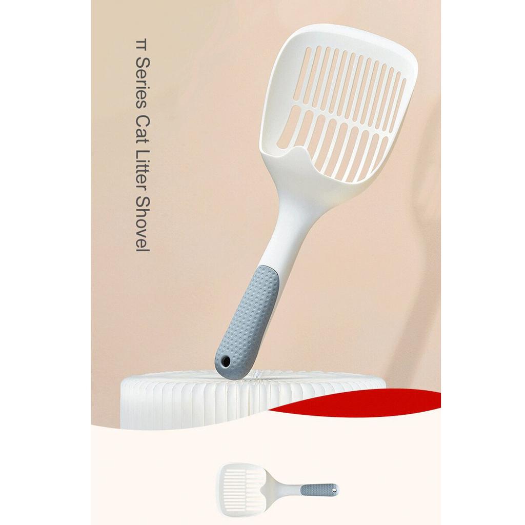 Новый совок для кошачьего туалета Easy Clean, прочный, для удаления отходов, нескользящая ручка, отверстие для подвешивания, для хранения, простой в использовании инструмент для уборки зоотоваров, лопата для мусора