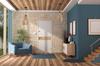 Modern wooden LED ceiling pendant lamp
