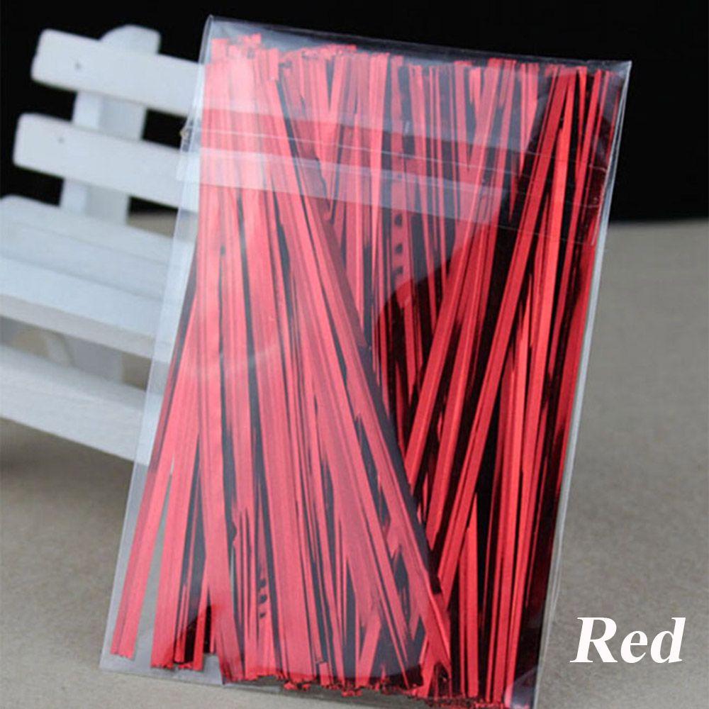 800PCS Ligation Wrapping Baking Twist Ties Pack Sealing Cellophane Bag Metallic Wire