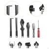 10 Pieces Drain Cleaner Combination Cutter Head Set ,for Pipeline Dredging Machine, Attachment,